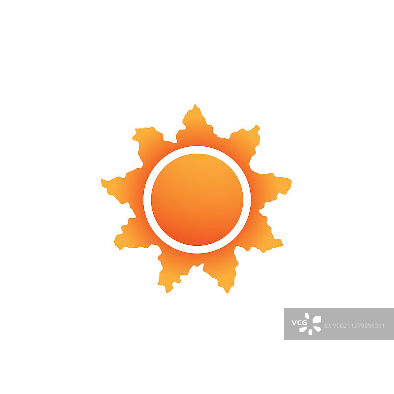 太阳标志设计模板太阳图标元素图片素材