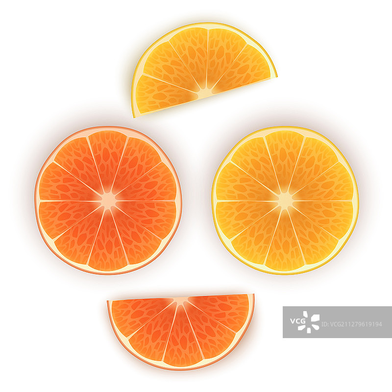 明亮的布景彩色的半片橘色图片素材