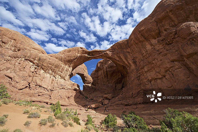 自然拱门，摩押，犹他州，美国图片素材