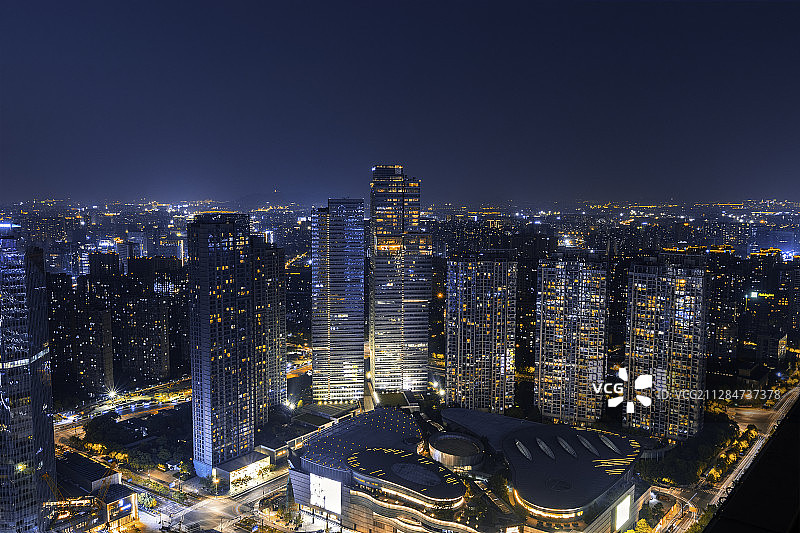 城市建筑夜景灯光图片素材