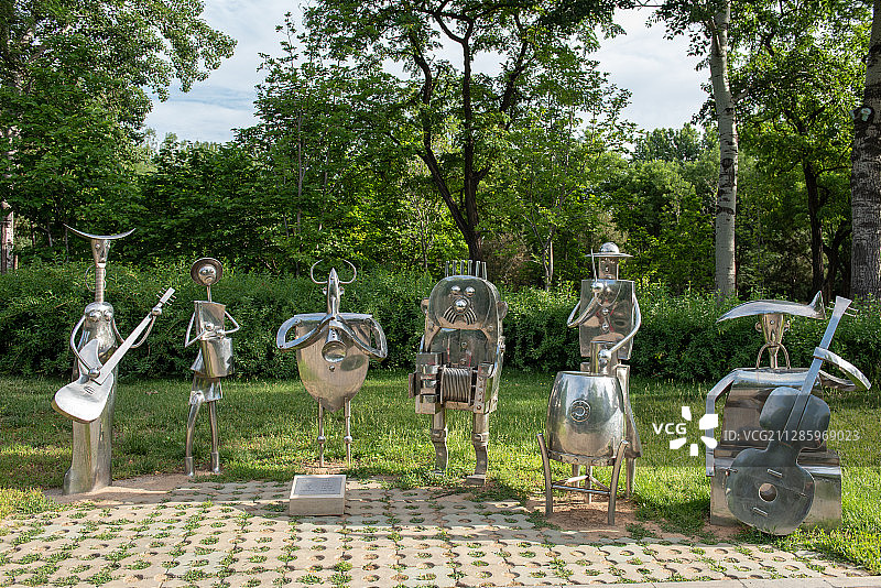 北京国际雕塑公园图片素材