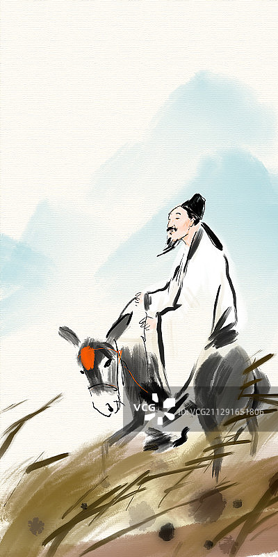 传统文化中国古典名著插图图片素材