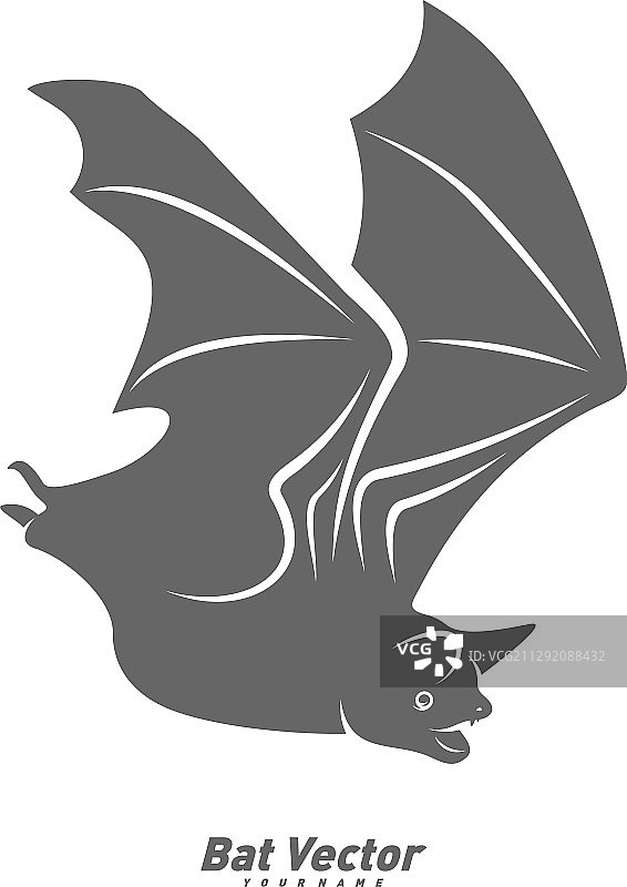 蝙蝠标志模板剪影蝙蝠设计图片素材