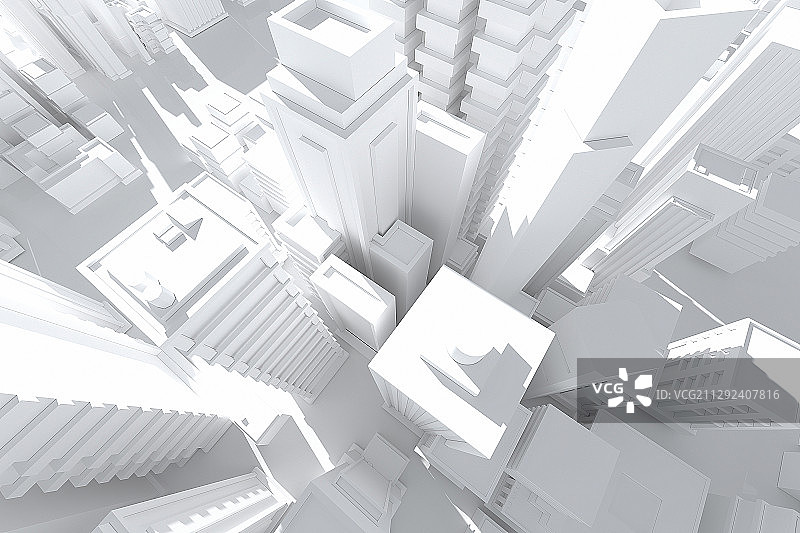 3D城市建筑图片素材