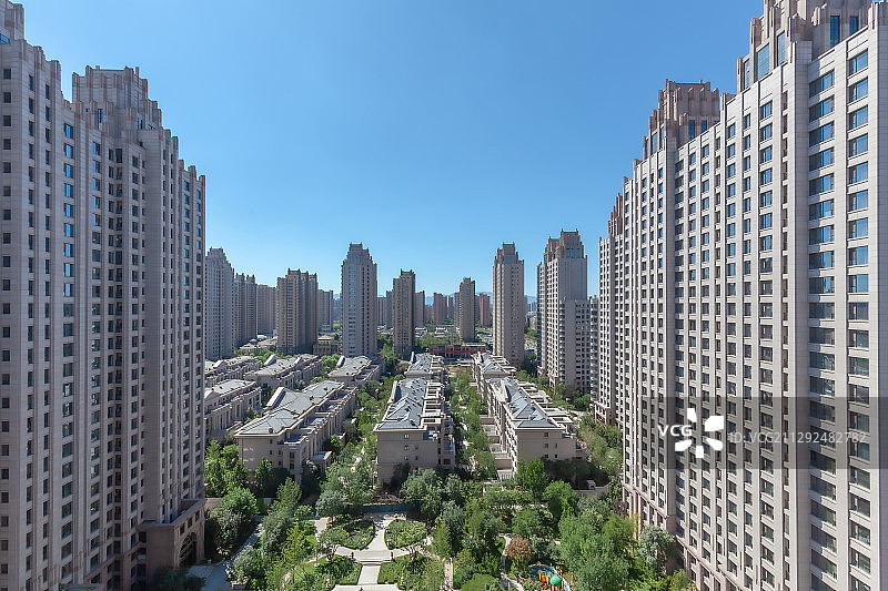 中国北京市：居民区环境图片素材
