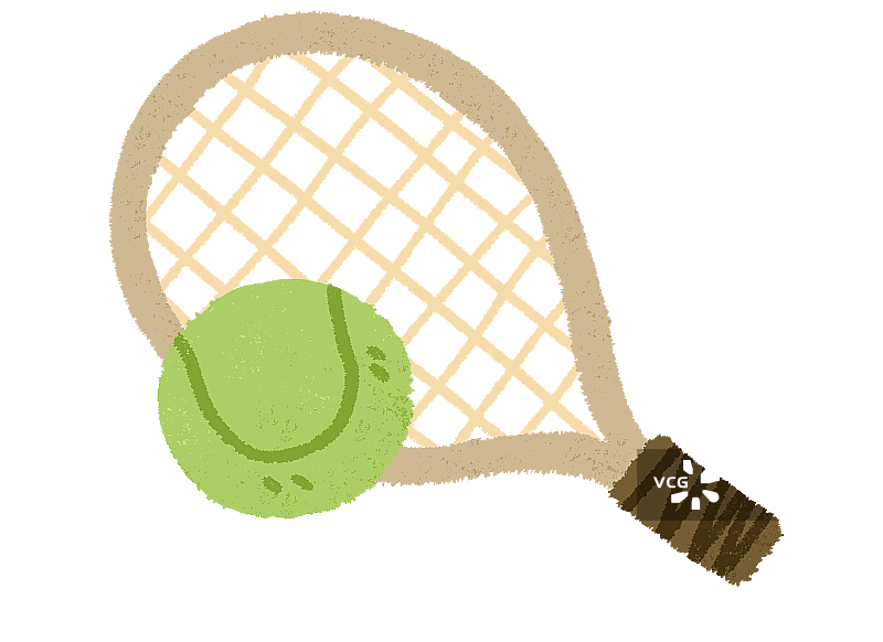 网球球场网球拍元素图片素材