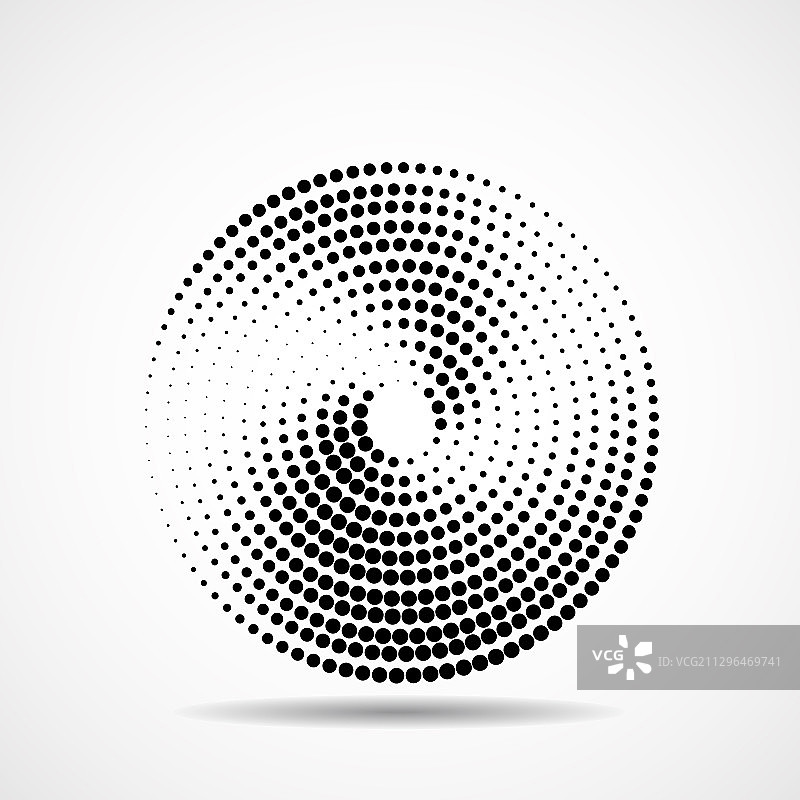 抽象的点圆圆点呈圆形图片素材