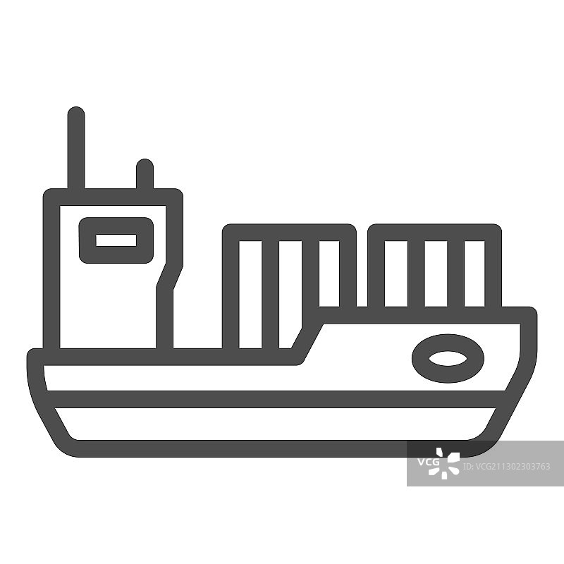 油船线标志运输标志货船图片素材