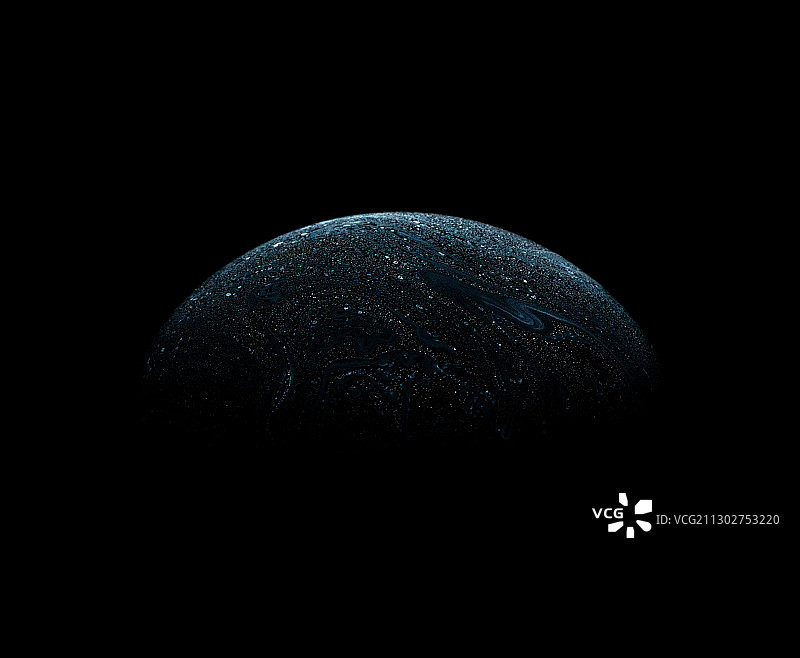 泡泡系列-冰原星球图片素材