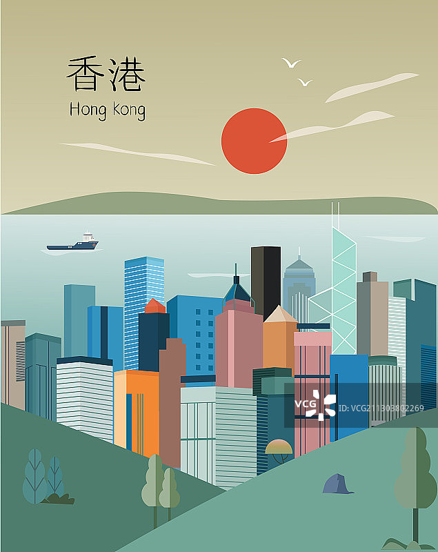 香港风景图片素材