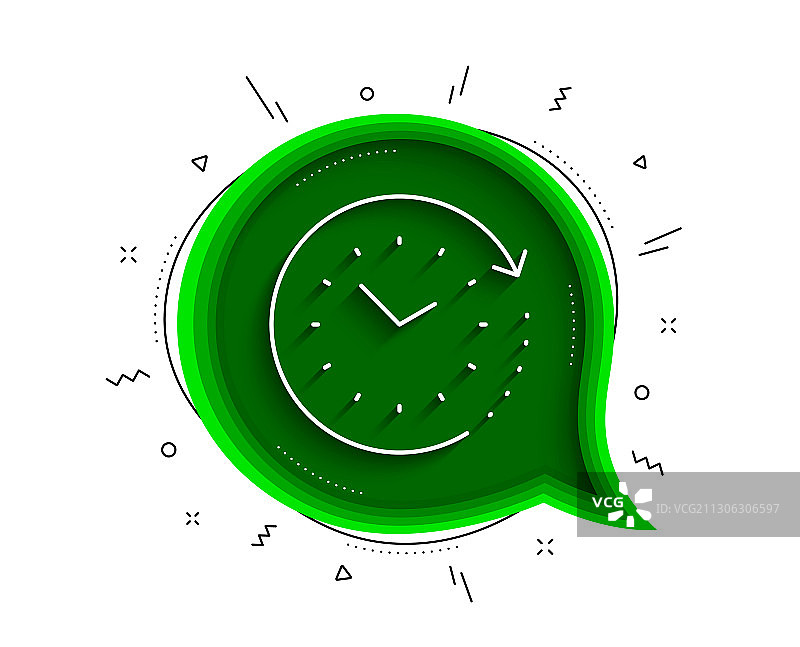时间改变线图标时钟标志手表图片素材