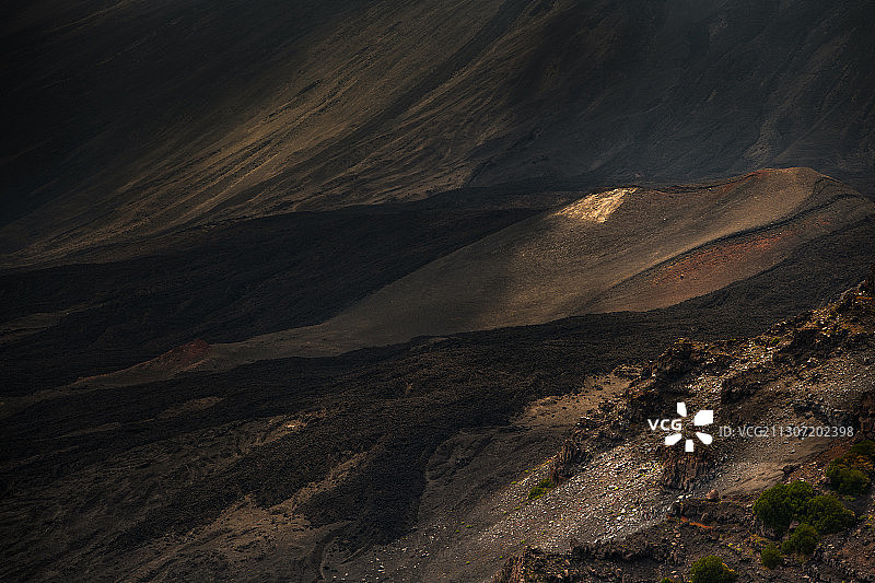 高角度的火山景观，埃特纳，阿德拉诺CT，意大利图片素材