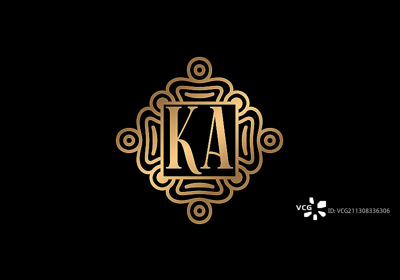 首字母k标志设计模板图片素材