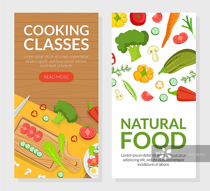 烹饪课程天然食物登陆页图片素材