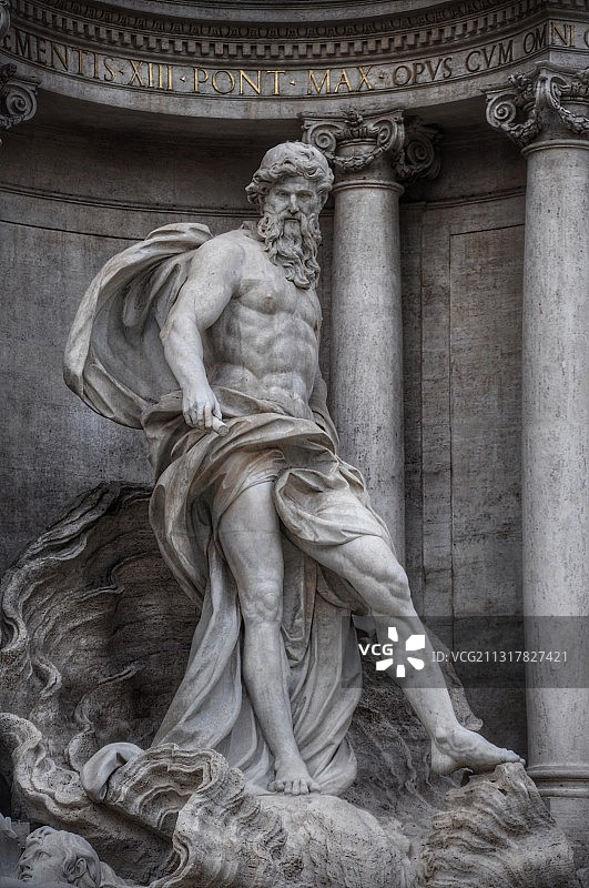 意大利罗马许愿池 特莱维喷泉图片素材