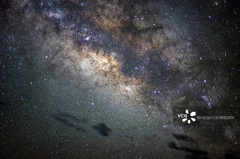夏季北半球银河银心图片素材