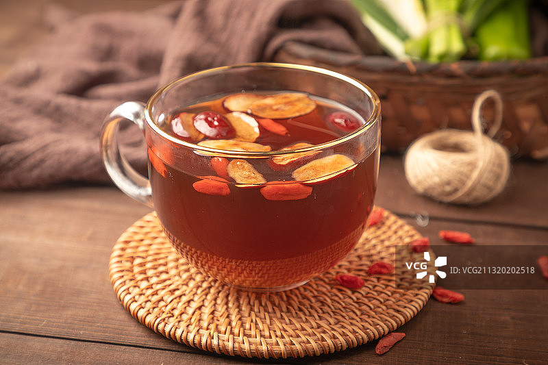红枣枸杞茶图片素材