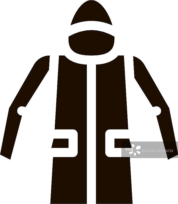 防水夹克夹克线图标图片素材