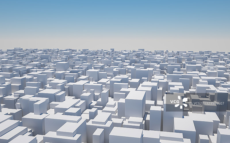 多立方体城市背景图片素材