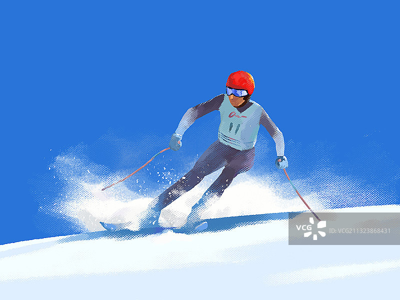 滑雪运动比赛项目滑雪图片素材