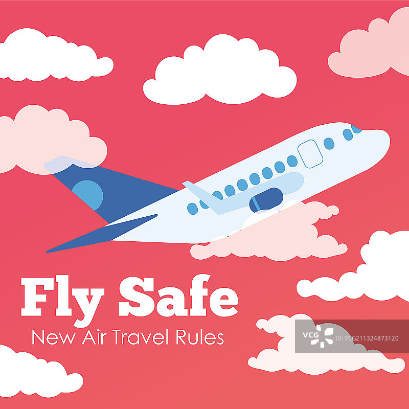 安全飞行运动海报与飞机图片素材