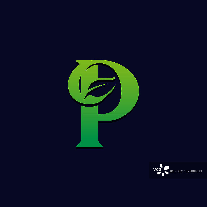 生态绿色p标志为公司多彩的生态图片素材