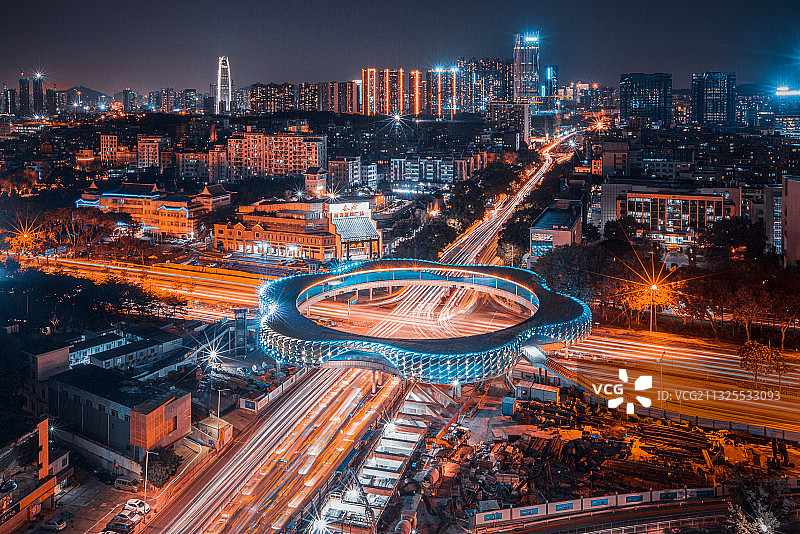 中国广东深圳美丽现代的城市风景图片素材