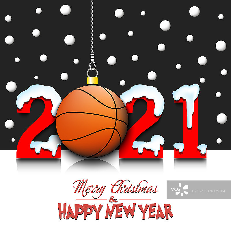 2021年新年，篮球挂弦图片素材