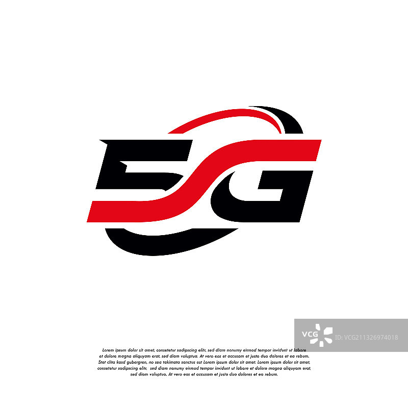 5g标志设计概念第五代移动图片素材