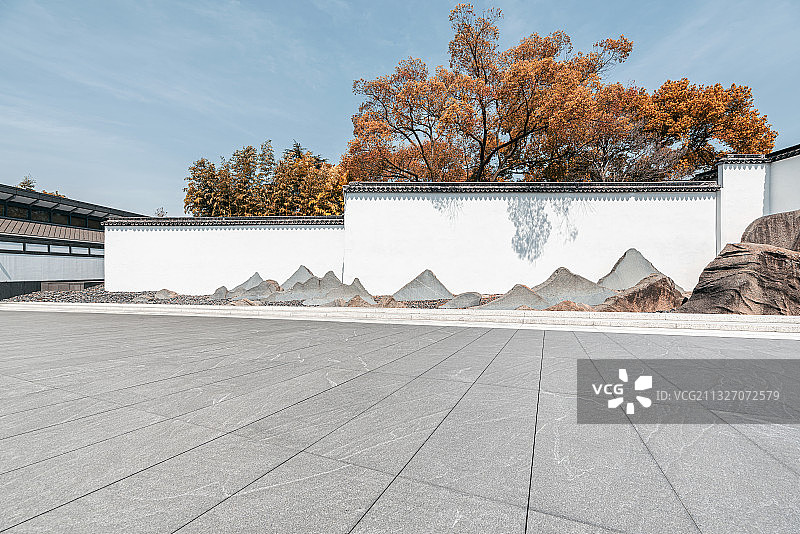 苏州博物馆现代建筑 广场地面图片素材