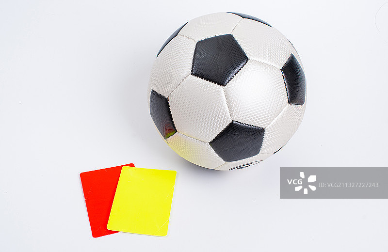 足球和红黄牌图片素材
