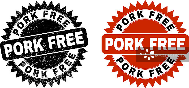 猪肉免费黑玫瑰印章印章与腐蚀图片素材