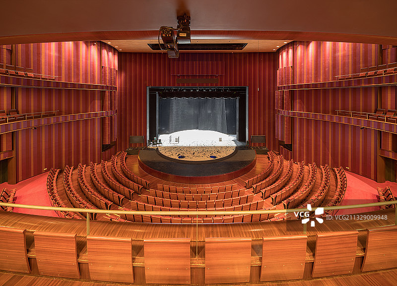 国家大剧院室内空间无人的宏伟的空的剧场全景图片素材