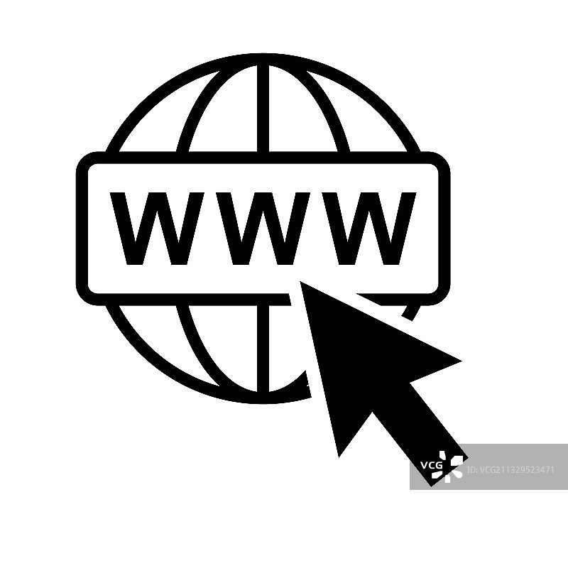 万维网世界网站符号因特网地图图标图片素材