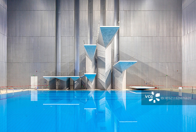 杭州亚运会奥体中心游泳馆图片素材