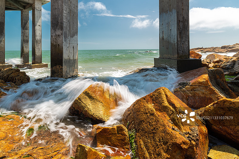 中国广东南澳岛的海边风景图片素材