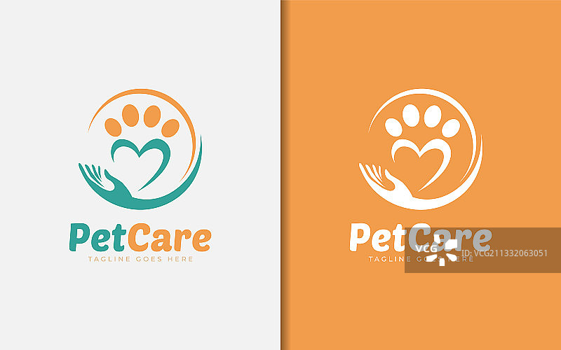 宠物护理标志设计可用于商业图片素材