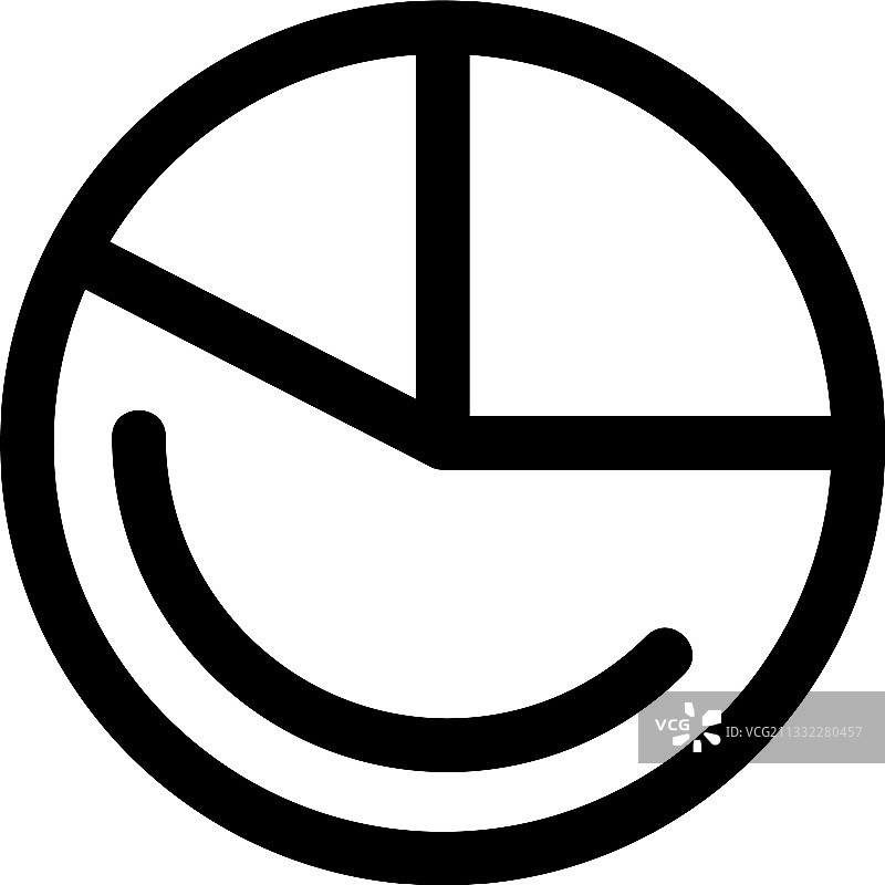 饼图图标或标志孤立符号符号图片素材