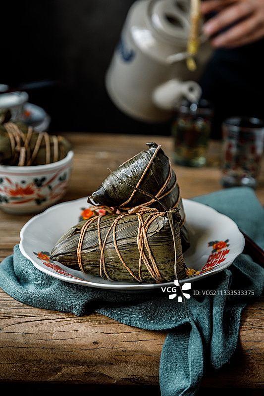 端午节传统美食粽子图片素材