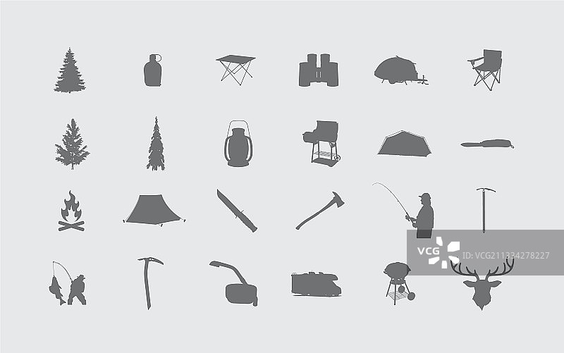 24露营的设计图片素材