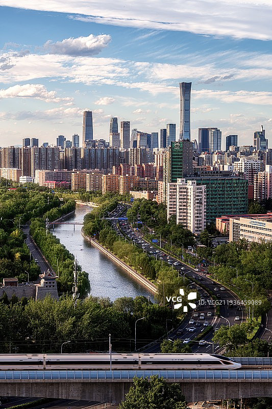 首都北京国贸CBD中国尊金融区城市风光建筑风光图片素材