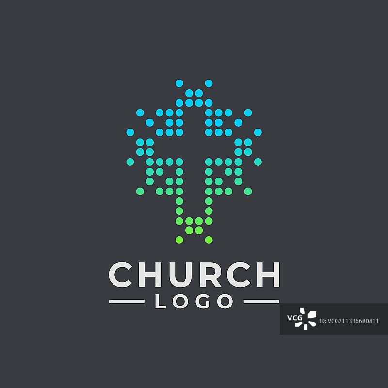 教堂标志设计灵感创意概念图片素材