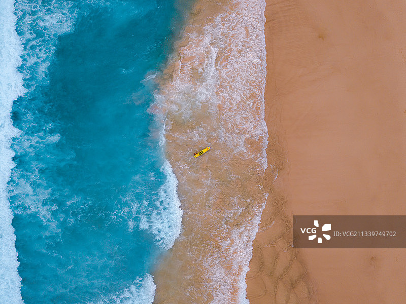 澳大利亚海滩鸟瞰图图片素材