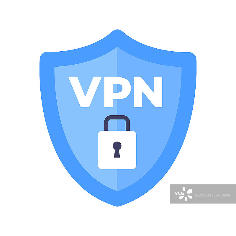 无线屏蔽VPN wifi图标标识平面设计图片素材