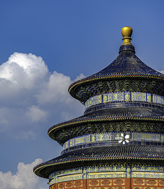夏至雨后，北京天坛祈年殿，中国风背景图片素材
