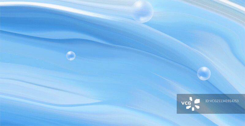 蓝色水泡背景gif动图图片素材
