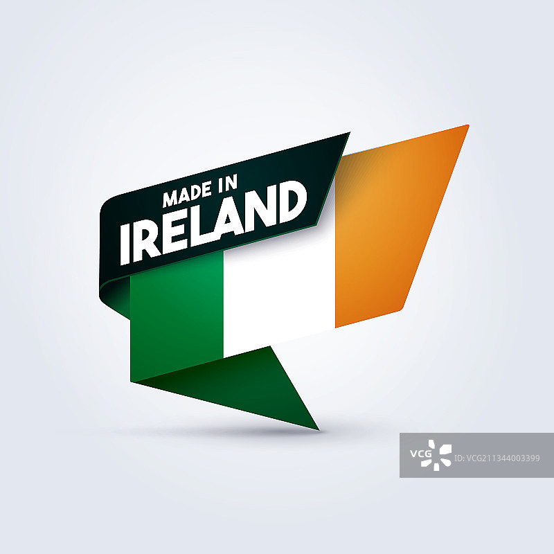 爱尔兰制造国旗图片素材