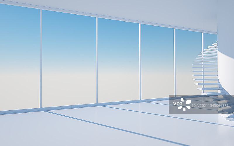 室内建筑空间三维图形背景图片素材