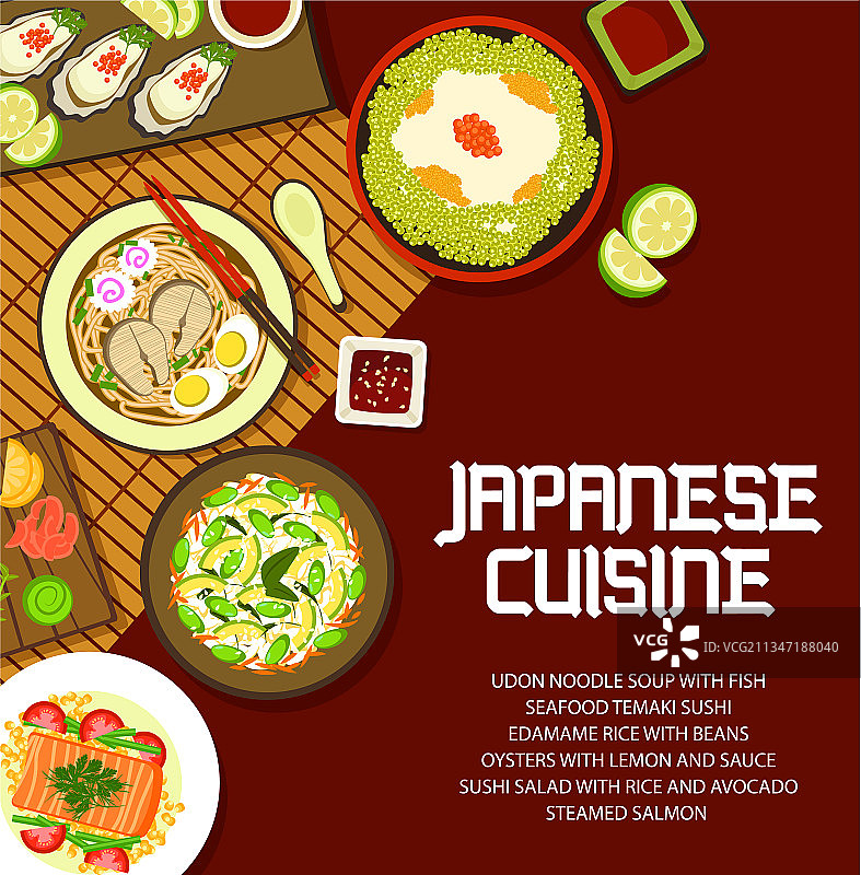 日本料理料理亚洲菜单涵盖三餐图片素材