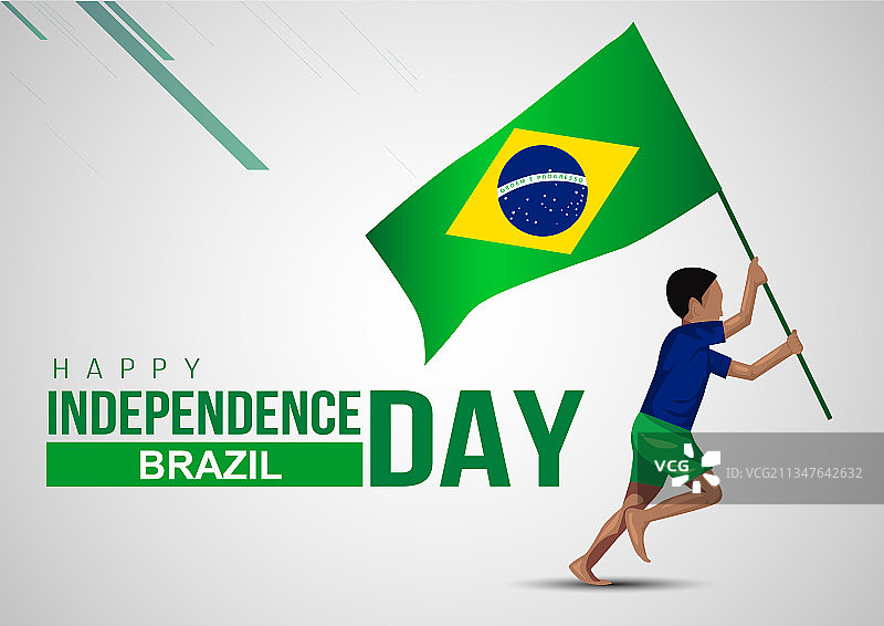 巴西独立日庆祝背景图片素材